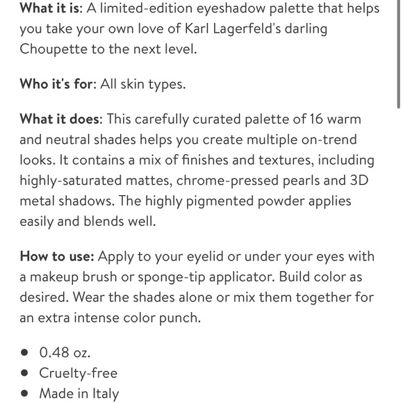 Model Co + Karl Lagerfeld Smokey Burgundy Palette - Picture 10 of 16